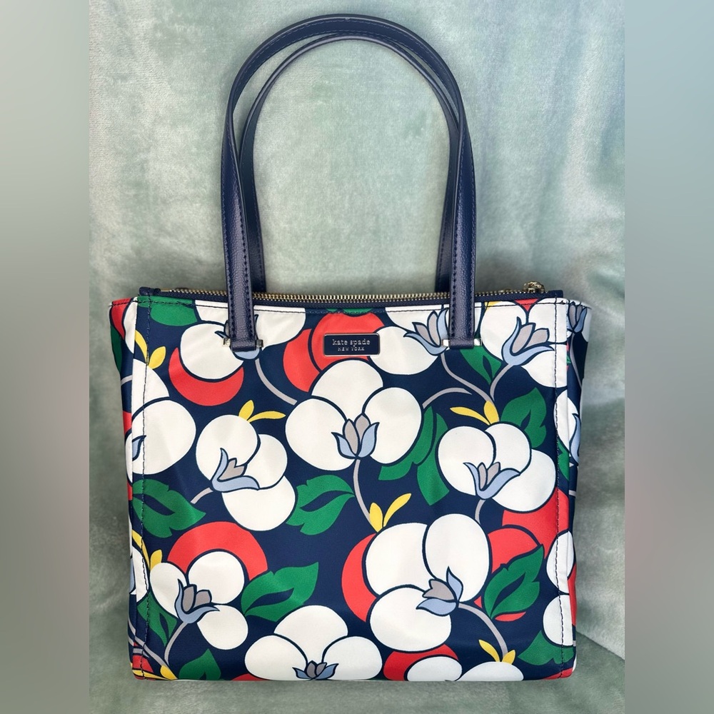 NWT Kate Spade Floral Tote Bag - Multicolor